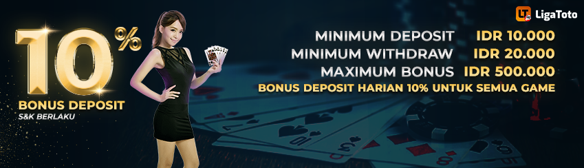 Bonus Depo 10% Harian