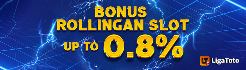 BONUS ROLLINGAN SLOT UP TO 0.8%